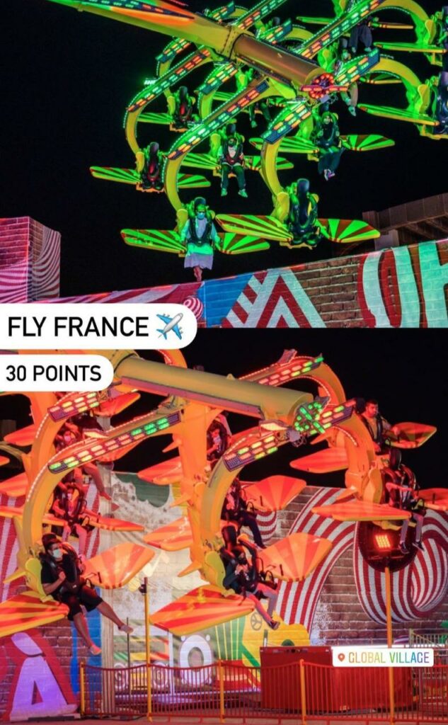 Fly France Carnaval Ride at Global Village in Dubai by Gloal Village
