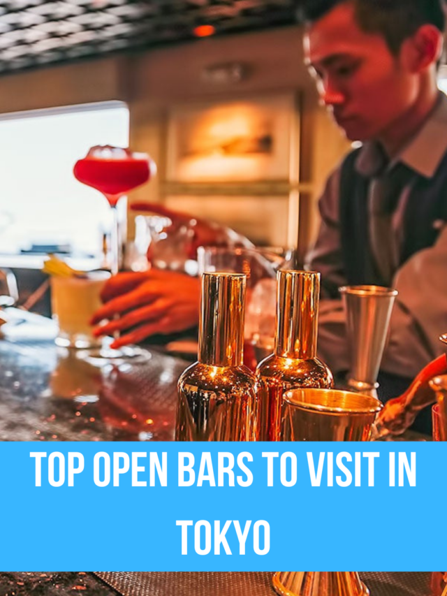 Top open bars to visit in Tokyo
